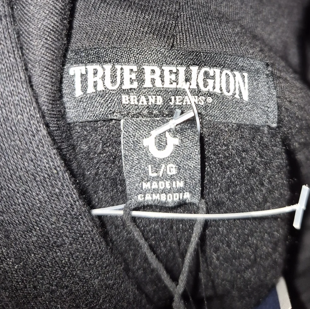 NWT's TRUE RELIGION Zip Hoodie Men's Size Large